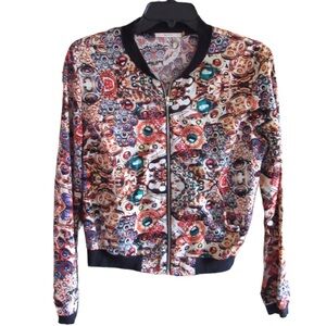 Zio Satin Jewel Jacket Cropped